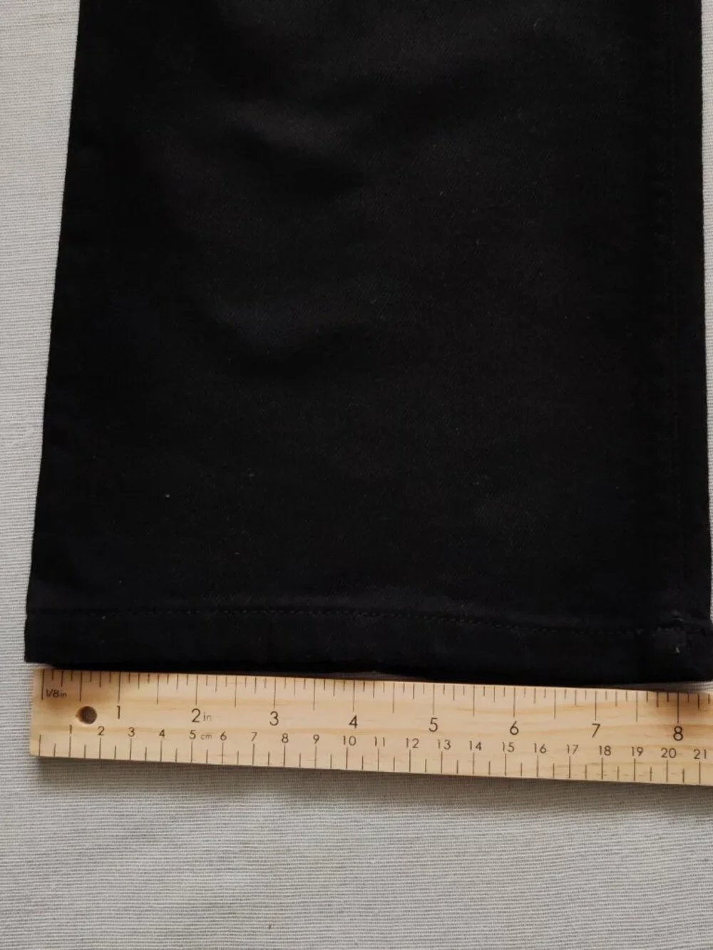 Zadig & Voltaire Eyes Denim Eco Flare Jeans Black Size 26 Cargo Pockets NWT - Picture 3 of 16